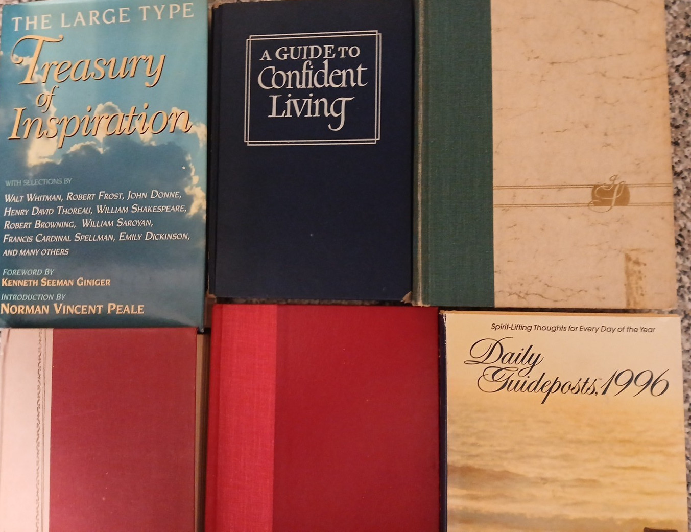 VTG DAILY THOUGHTS-INSPIRATION -GUIDES CHOOSE-Peale-Schindler-Variety of Writers
