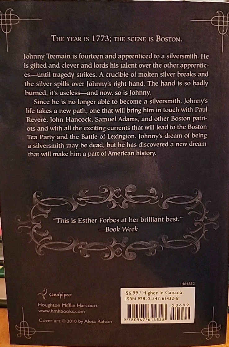 Johnny Tremain : A Newbery Award Winner by Esther Hoskins Forbes (2011, Tr Pbk)