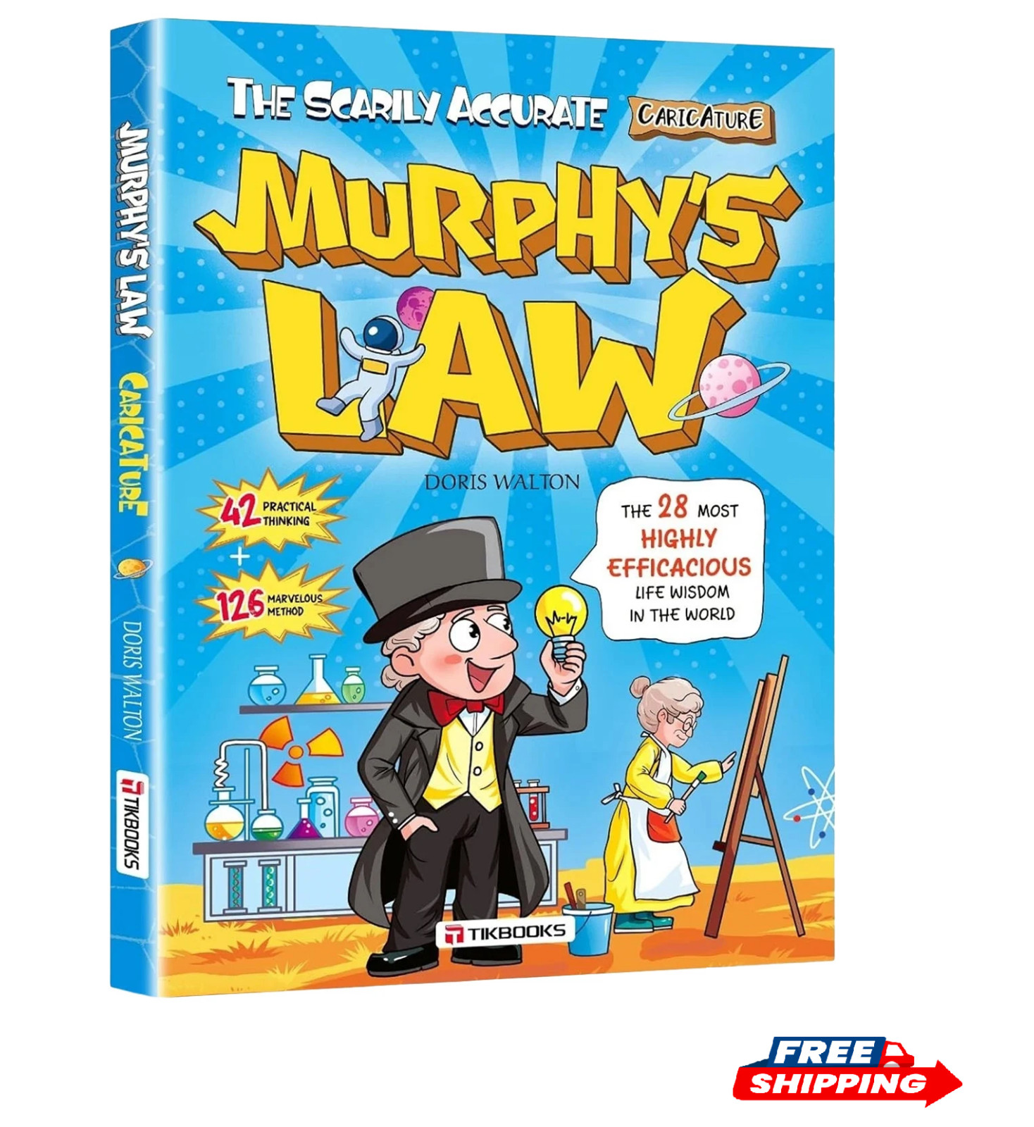Murphy’s Law Illustrated Book 128 Pages Paperback Fun Learning Kids Gift USA…
