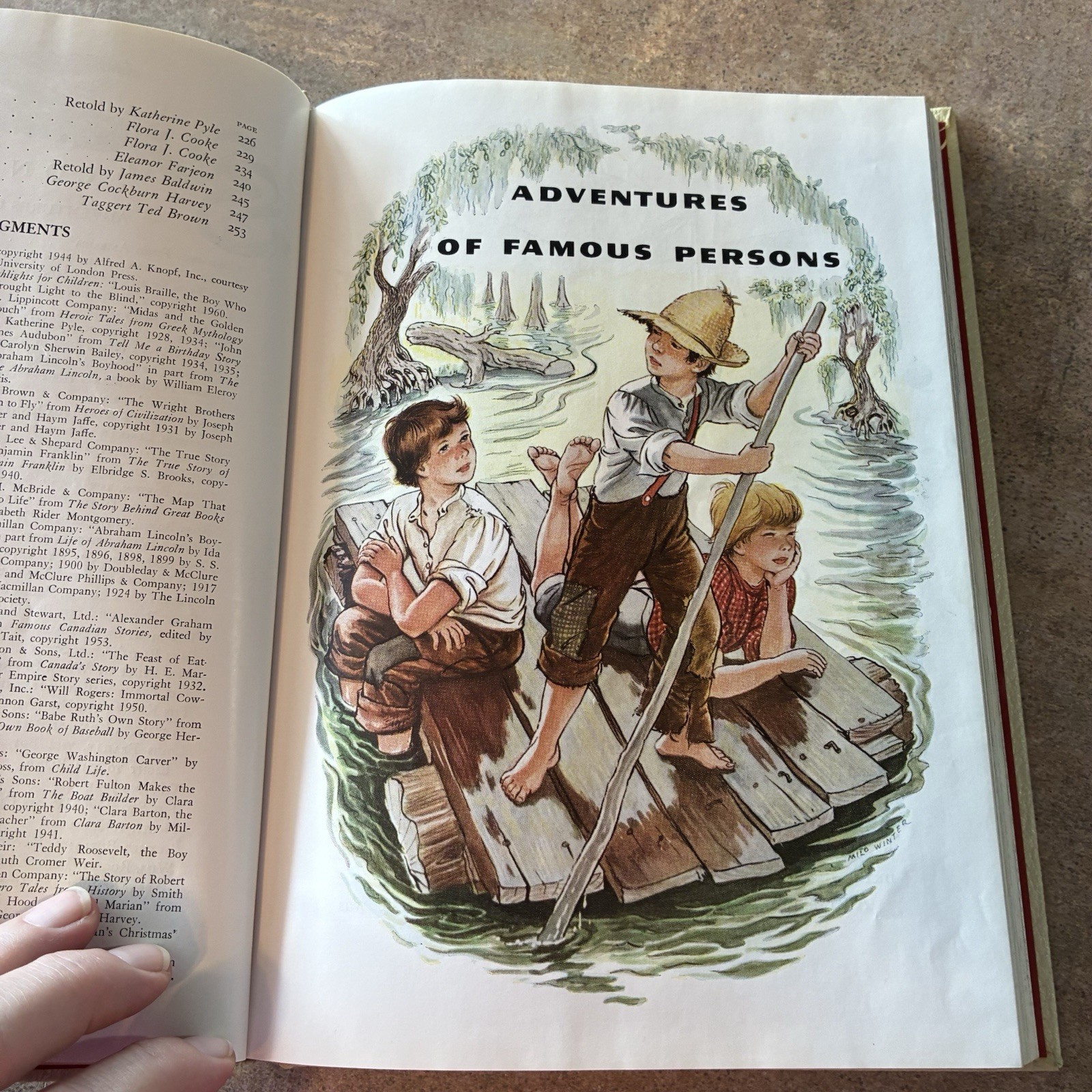 Vintage Childcraft Vol. 6 – Great Men And Famous Deeds Hardcover 256 Pages