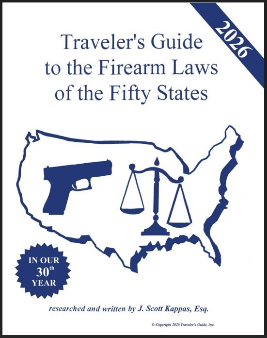 2026 TRAVELER’S GUIDE TO FIREARM LAWS OF FIFTY STATES -Concealed Carry Gun Laws
