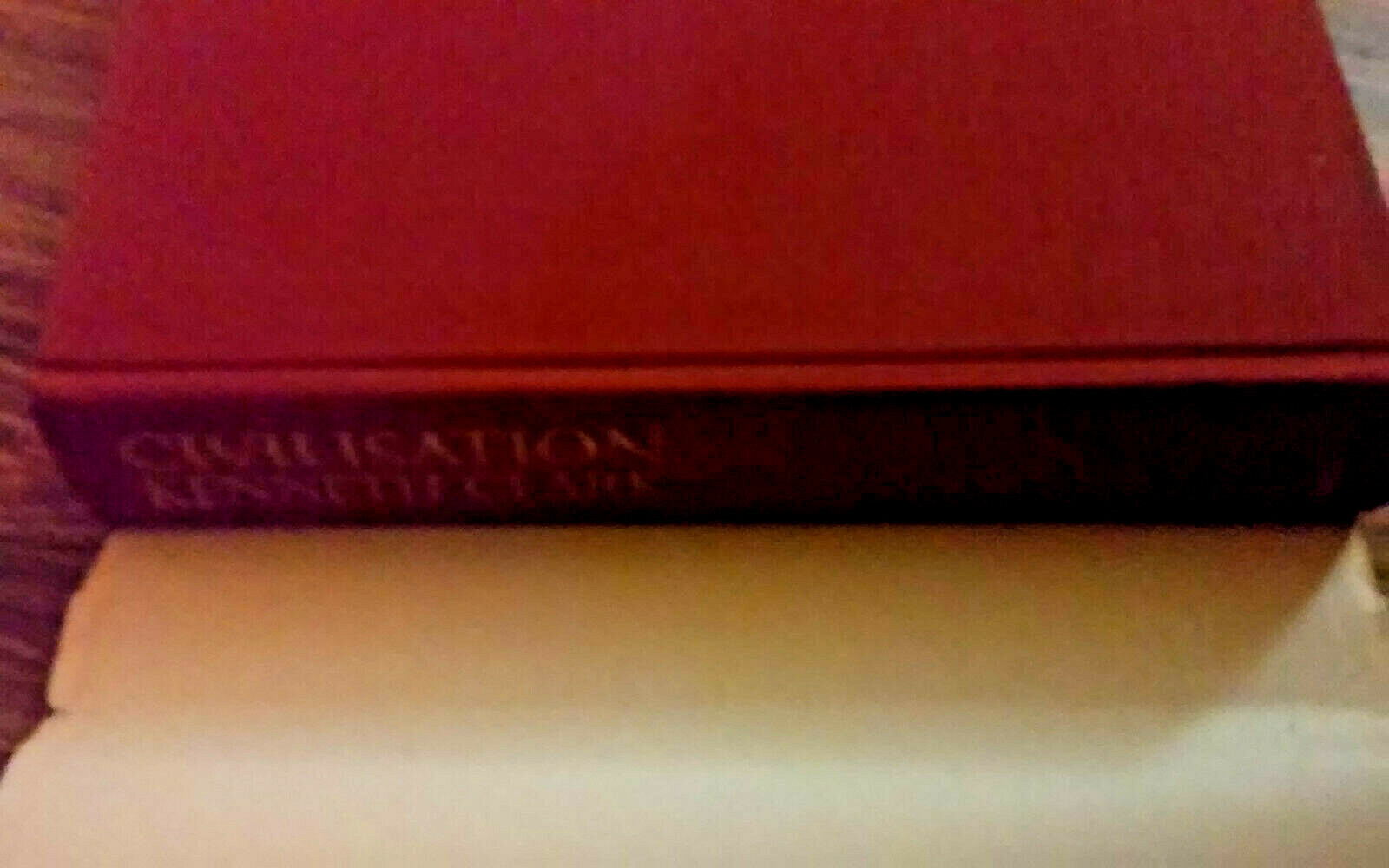 Civilisation by Kenneth Clark 1969 HC DJ Illustrated Book 359 Pages Color & Bla