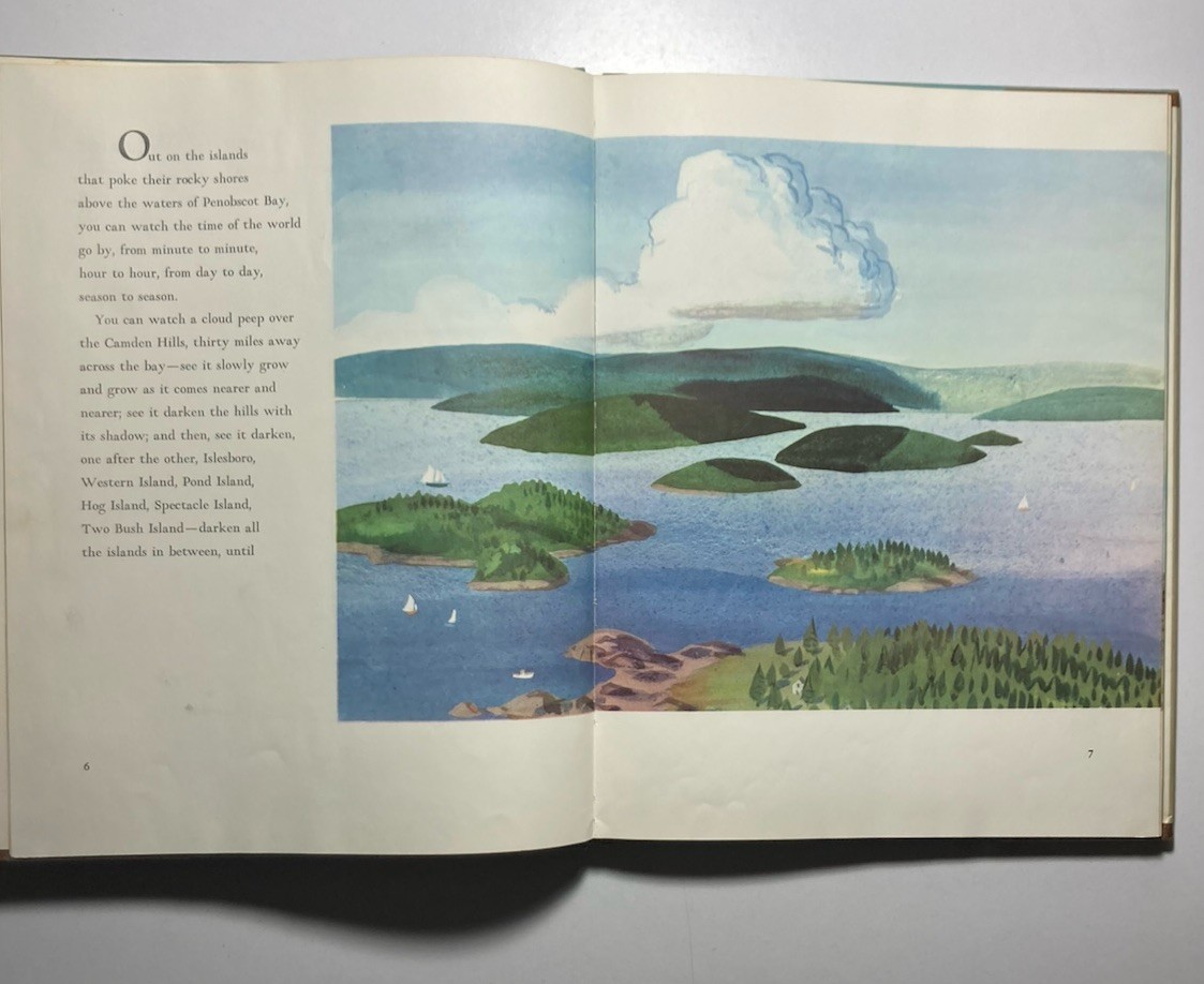 “Time of Wonder” by ROBERT MCCLOSKEY (1957 Hardcover) 4th Printing 1962 LIBRARY
