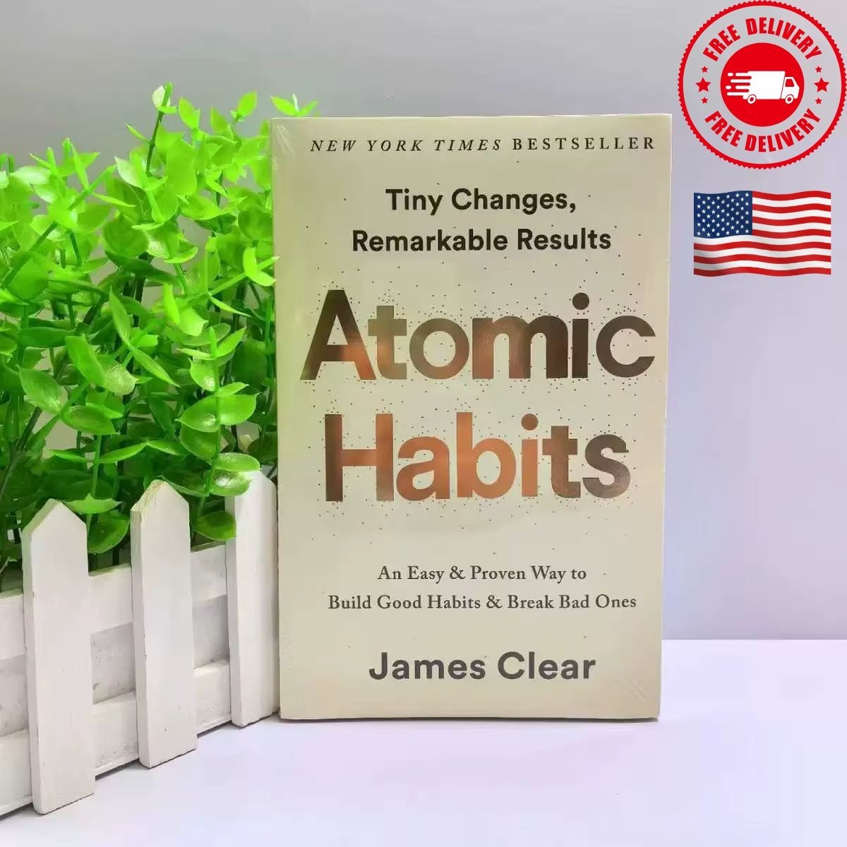 *Atomic Habits* Paperback by James Clear Build Good Habits & Break Bad Ones..