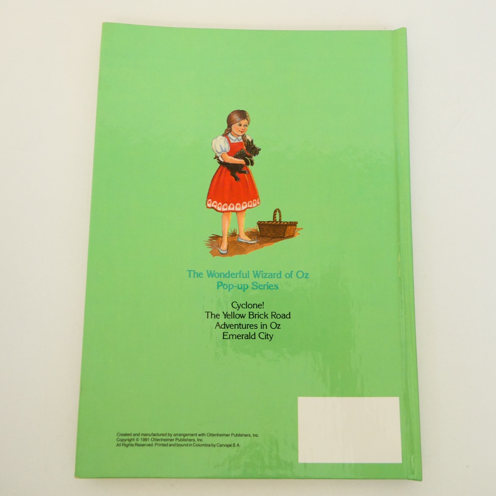 The Wonderful Wizard of Oz Treasury Collection 4 Pop Up Books Set 1991 Vintage