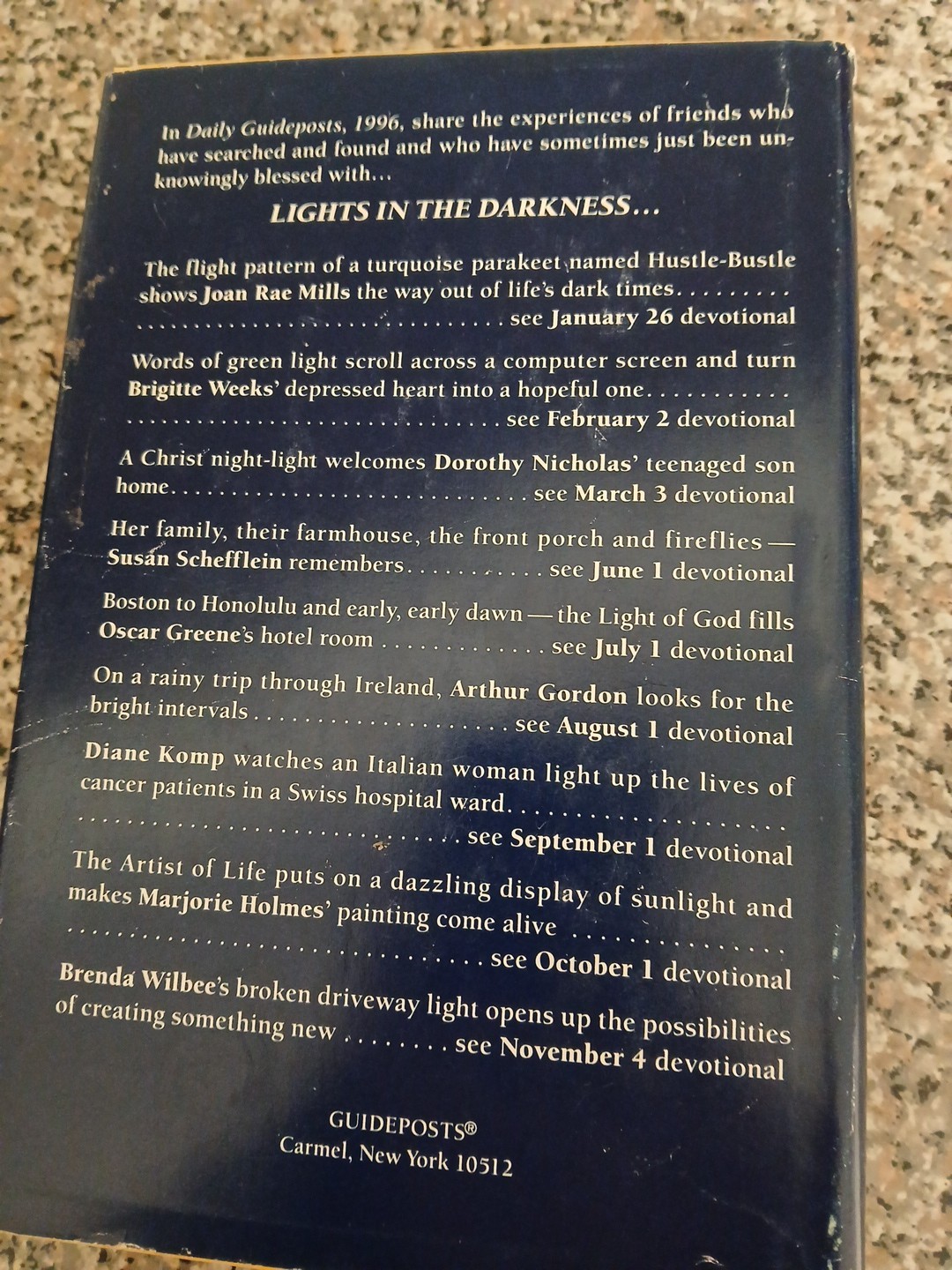 VTG DAILY THOUGHTS-INSPIRATION -GUIDES CHOOSE-Peale-Schindler-Variety of Writers