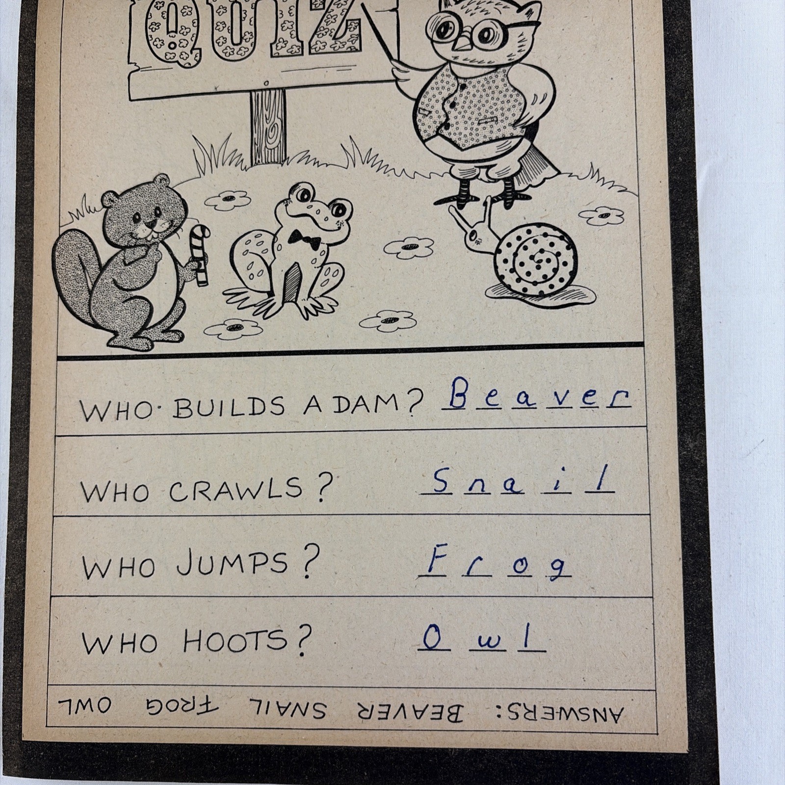 Vintage 1970s FUN PAD Coloring and Activity Book 160 Pages Used