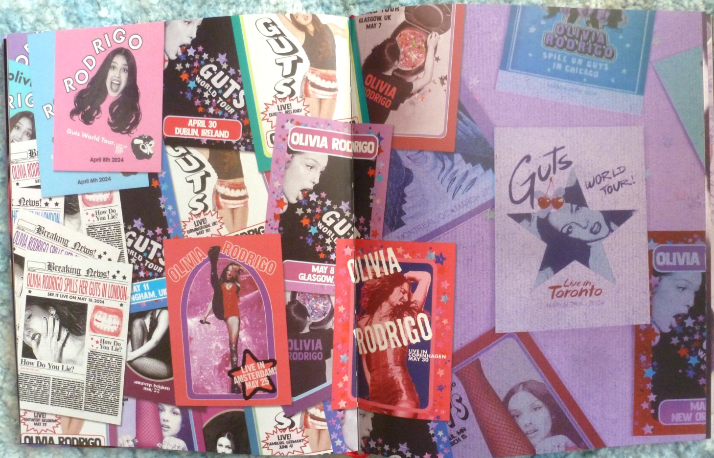 OLIVIA RODRIGO Guts World Tour Book UNSEALED