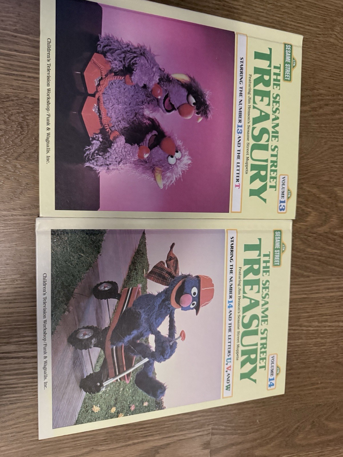 Vintage 1983 Sesame Street Treasury Books Complete Series, Volumes 1-15 Set