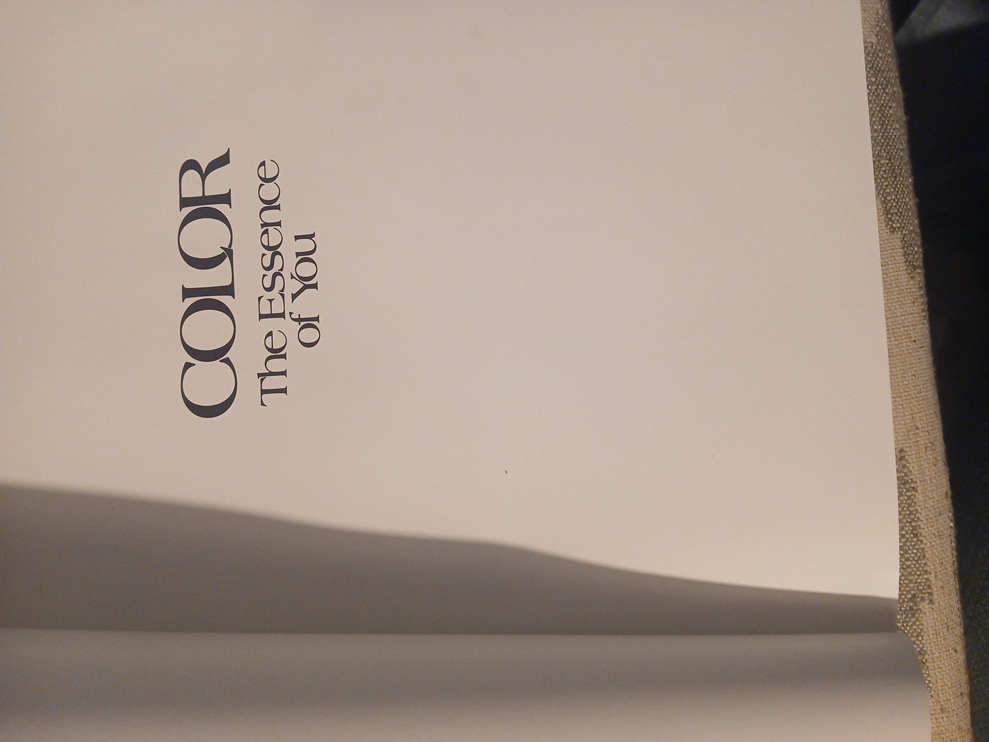 Color The Essence of You by Suzanne Caygill 1st Edition No DJ, SEE DESCRIPTION