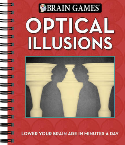 Brain Games Optical Illusions – Spiral-bound – VERY GOOD