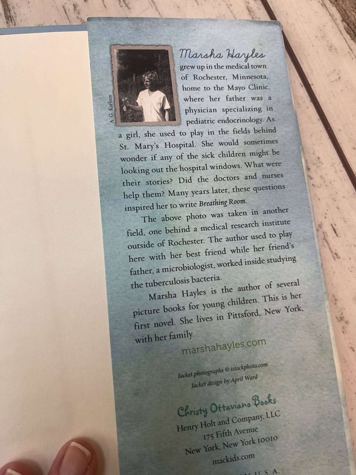 Breathing Room by Marsha Hayles – Gently Used Hardcover, 244 Pages, Young Adult