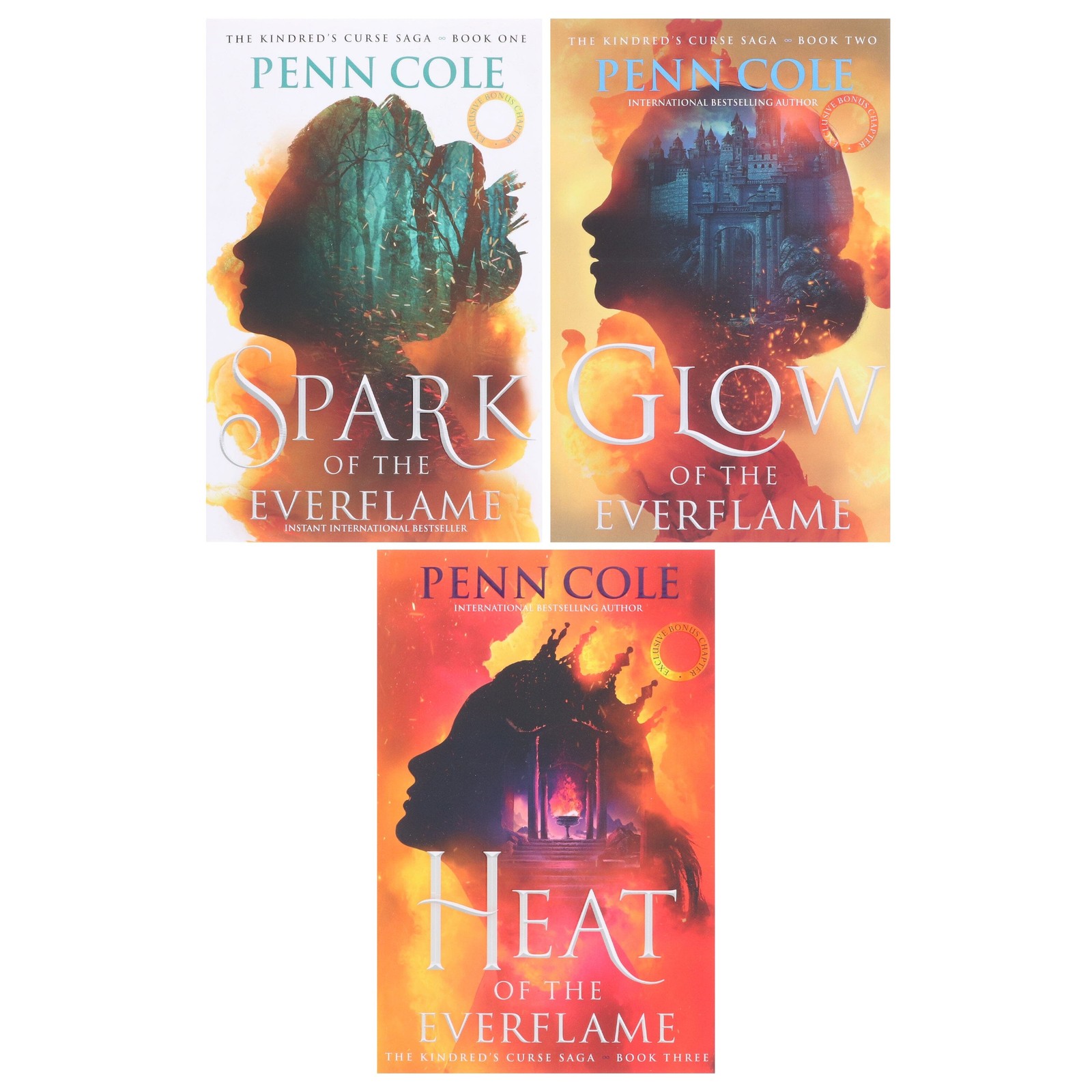 The Kindred’s Curse Saga by Penn Cole 3 Books Collection Set – Fiction – PB