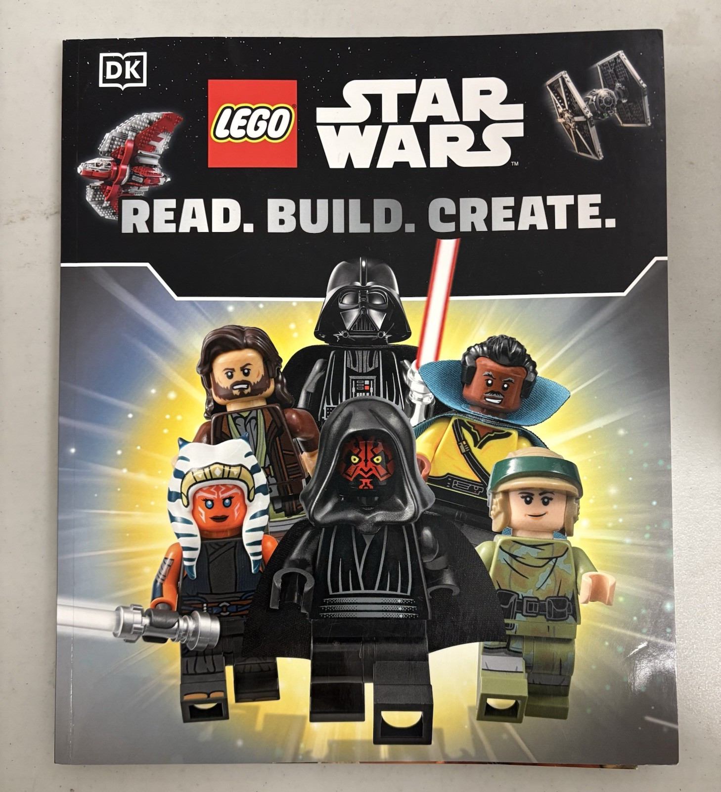 LEGO Star Wars Read. Build. Create 25th Anniversary Book 160 pages