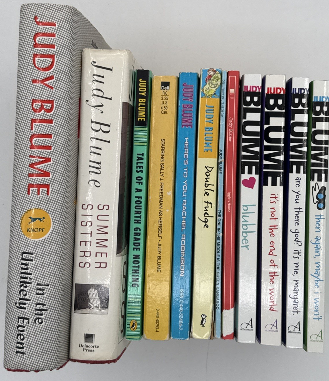 Lot of 12 Books by Judy Blume, 10 Paperback & 2 Hardback, B204