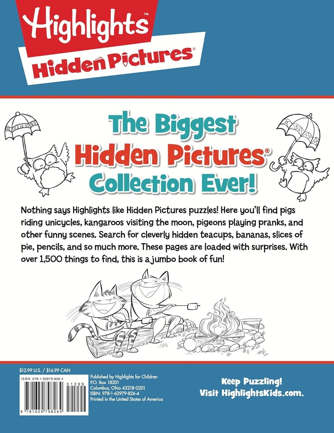 Funny Seek and Find Challenges for Kids: Jumbo Hidden Pictures Book 256 Pages