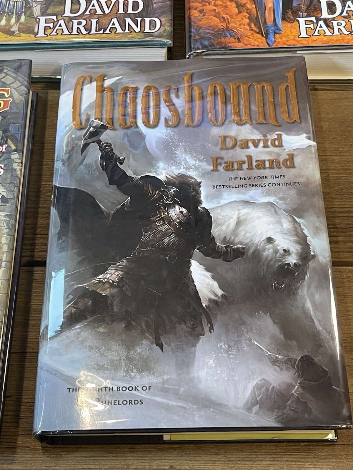 David Farland – Runelords lot Of 5 Book 2,3,4,7, & 8 In The Series SIGNED