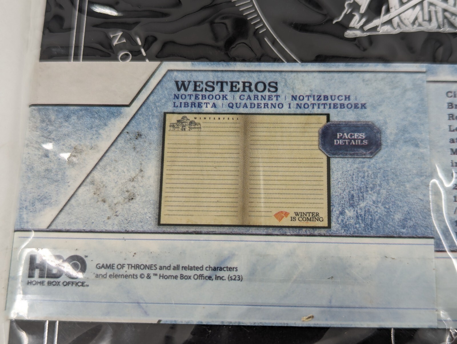 Game of Thrones: Westeros Ruled Notebook Hardcover 8″x5.5″ – 160 pages