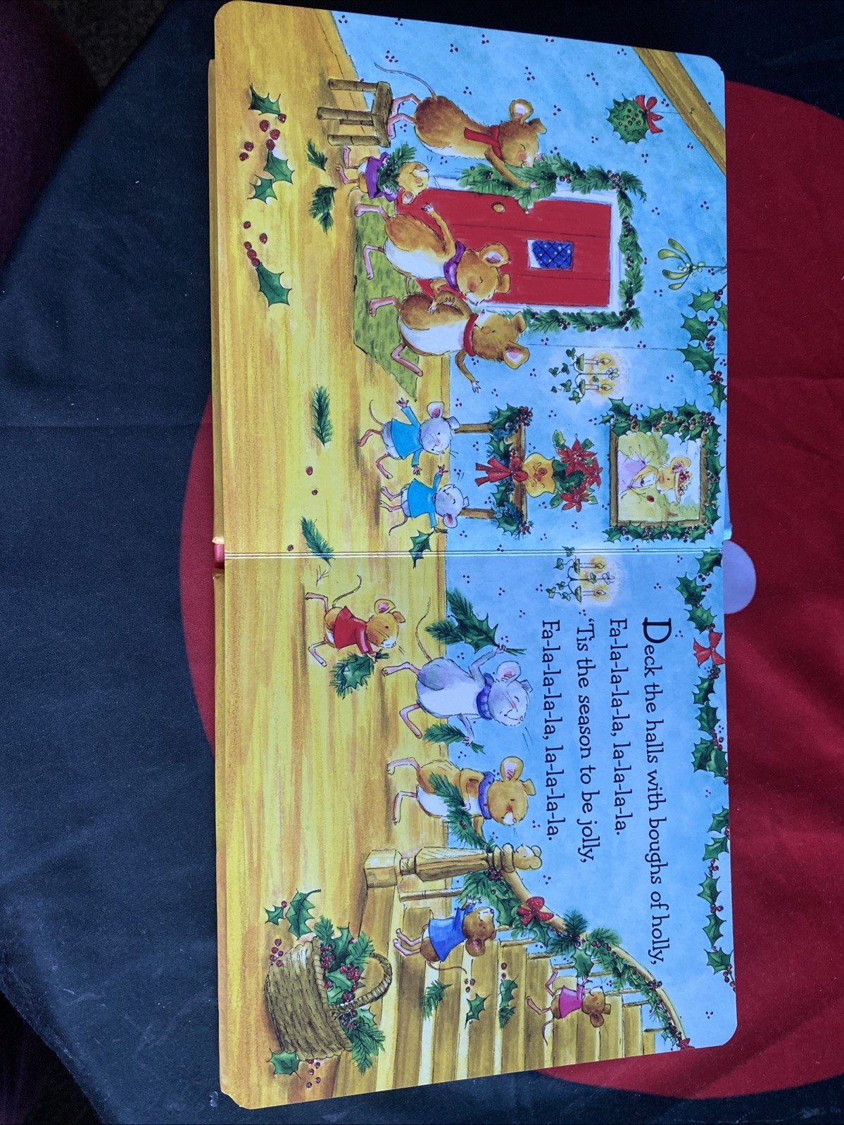 *KIDS🎅🏼 Deck the Halls by Veronica Vasylenko (2011, Pad Book) CHRISTMAS $12.25