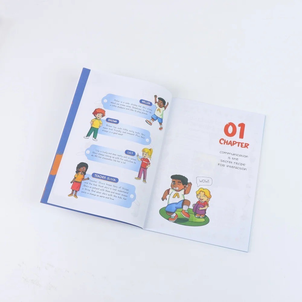 LEADER SHIP ENLIGHTENMENT Comic Book Kids Communication Leadership English