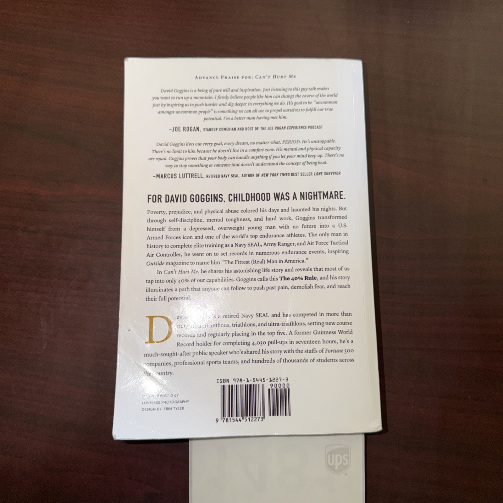 Can’t Hurt Me: Master Your Mind and Defy the Odds Paperback