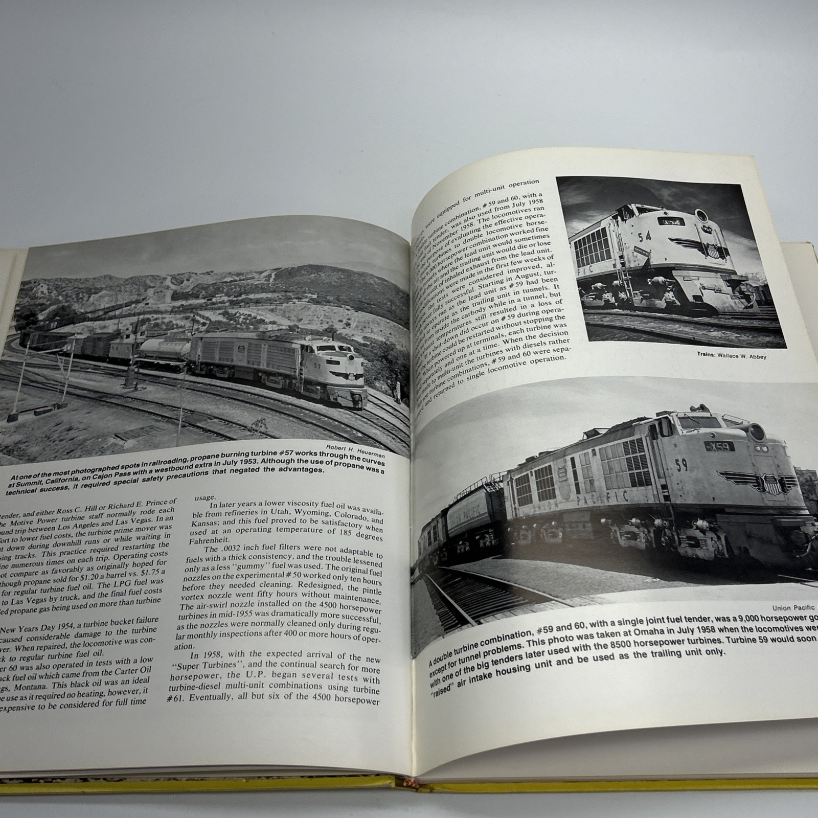 SIGNED Turbines Westward by Thos. R. Lee 1975 160 Pages Hardcover Locomotive