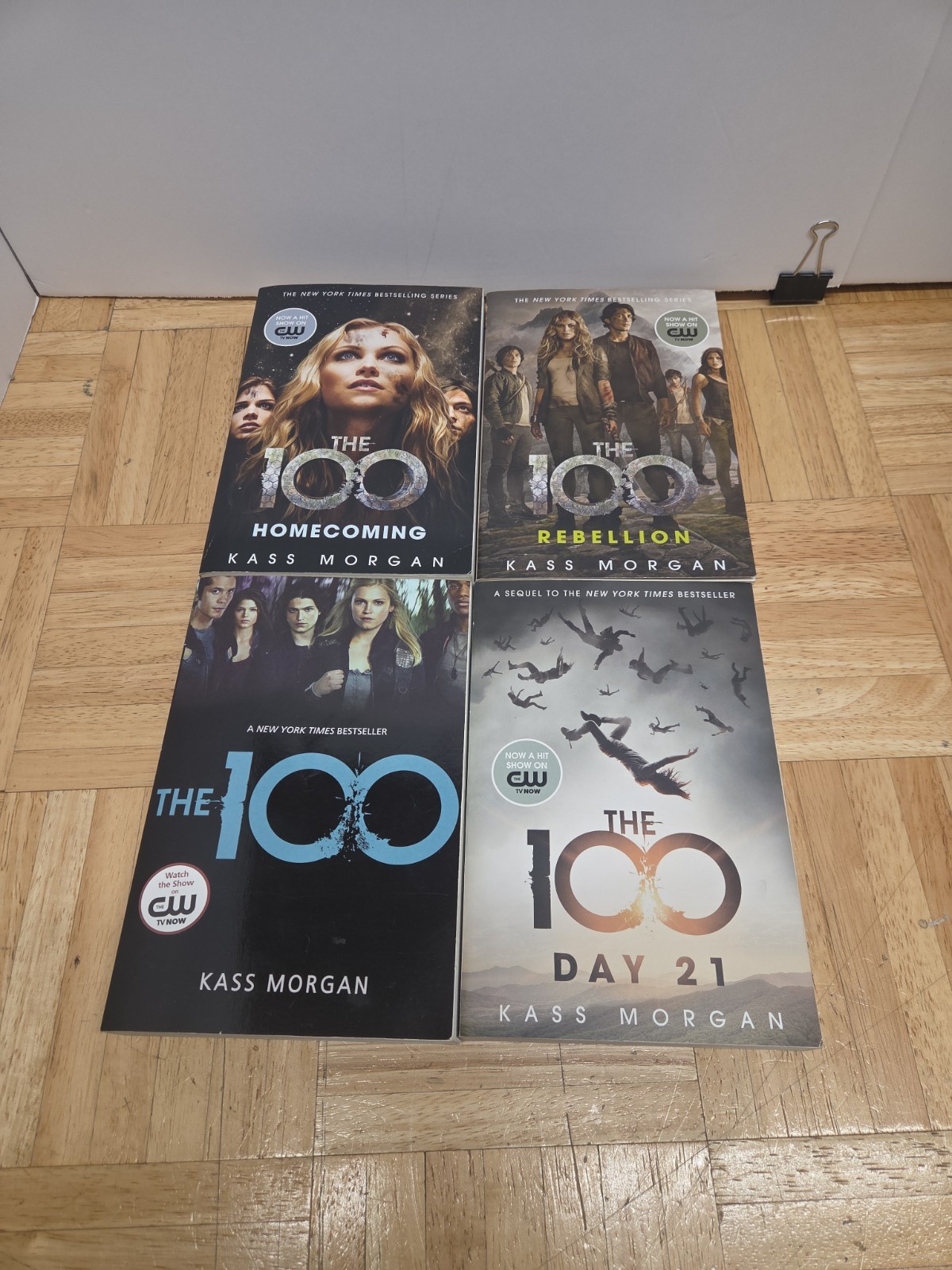 The 100 Series The 100 Complete 4 Book Set by Kass Morgan Paperback