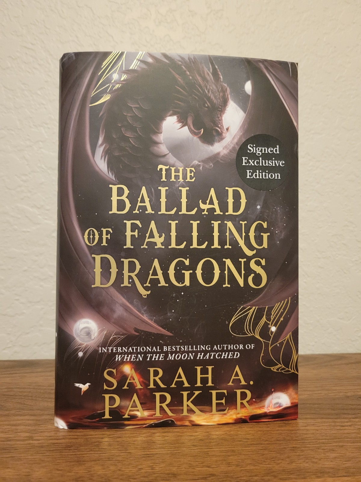 Signed The Ballad Of Falling Dragons By Sarah A. Parker – Waterstones UK Edition