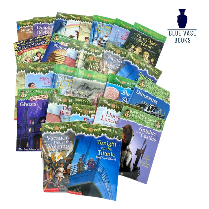10 Magic Tree House lot of paperback books Mary Pope Osborne Kids chapter- GOOD