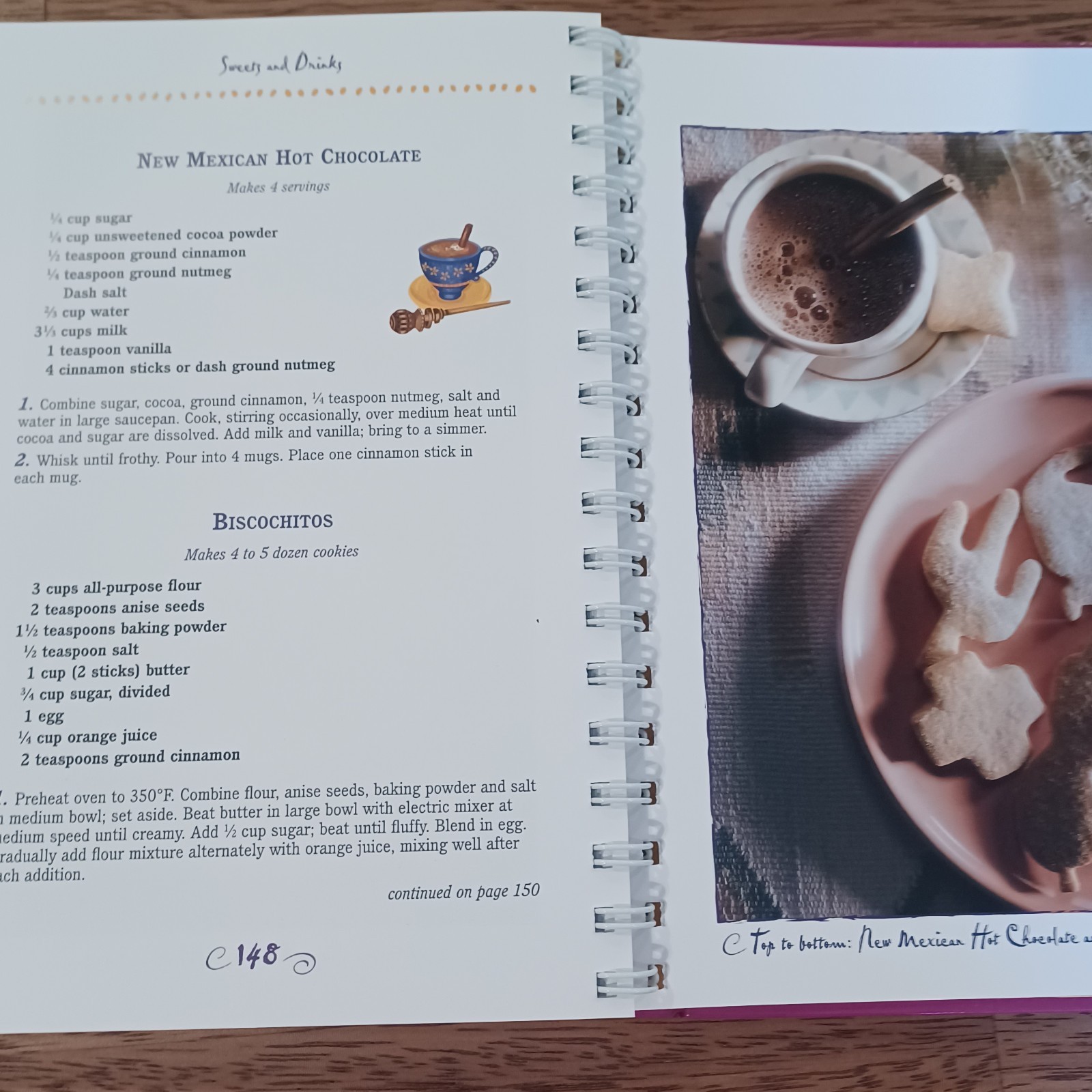 Mexican Cooking Cookbook Meals Sides Desserts Drinks 160 Pages Hardback