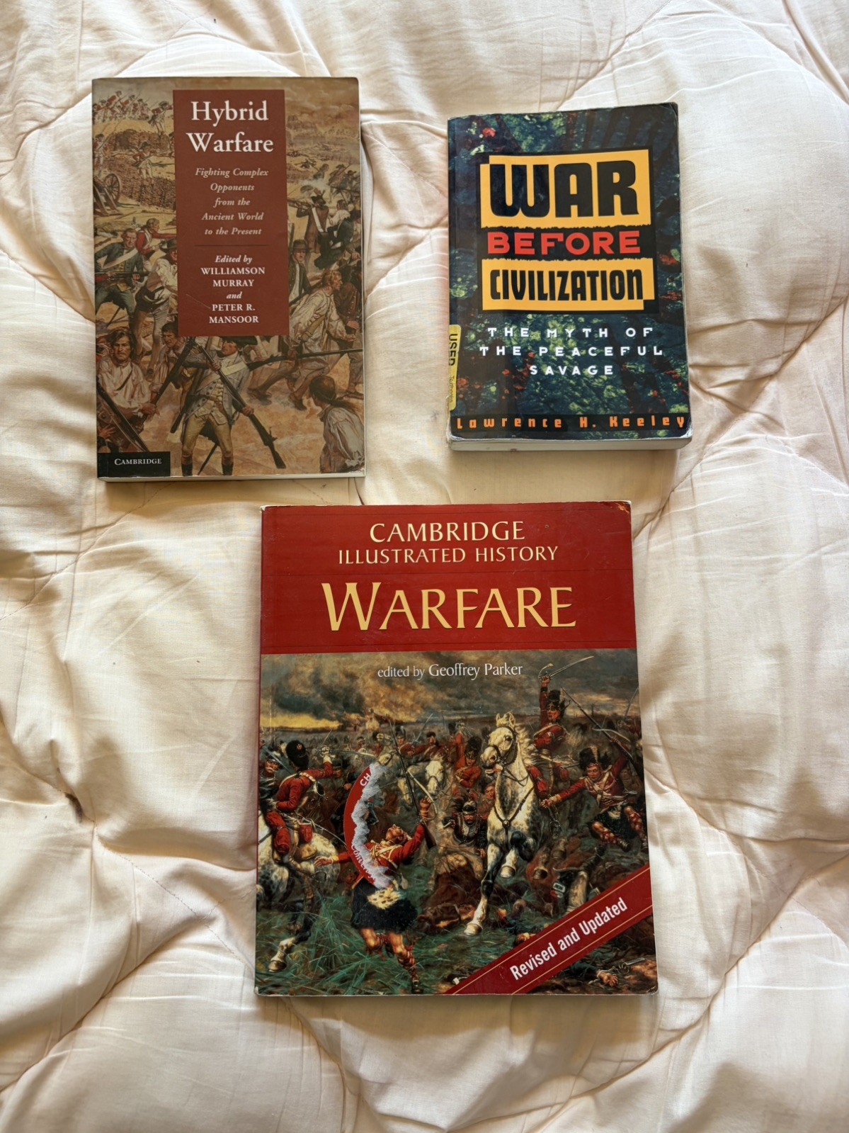 Hybrid Warfare, War Before Civilization, And Cambridge Illustrated Warfare Books
