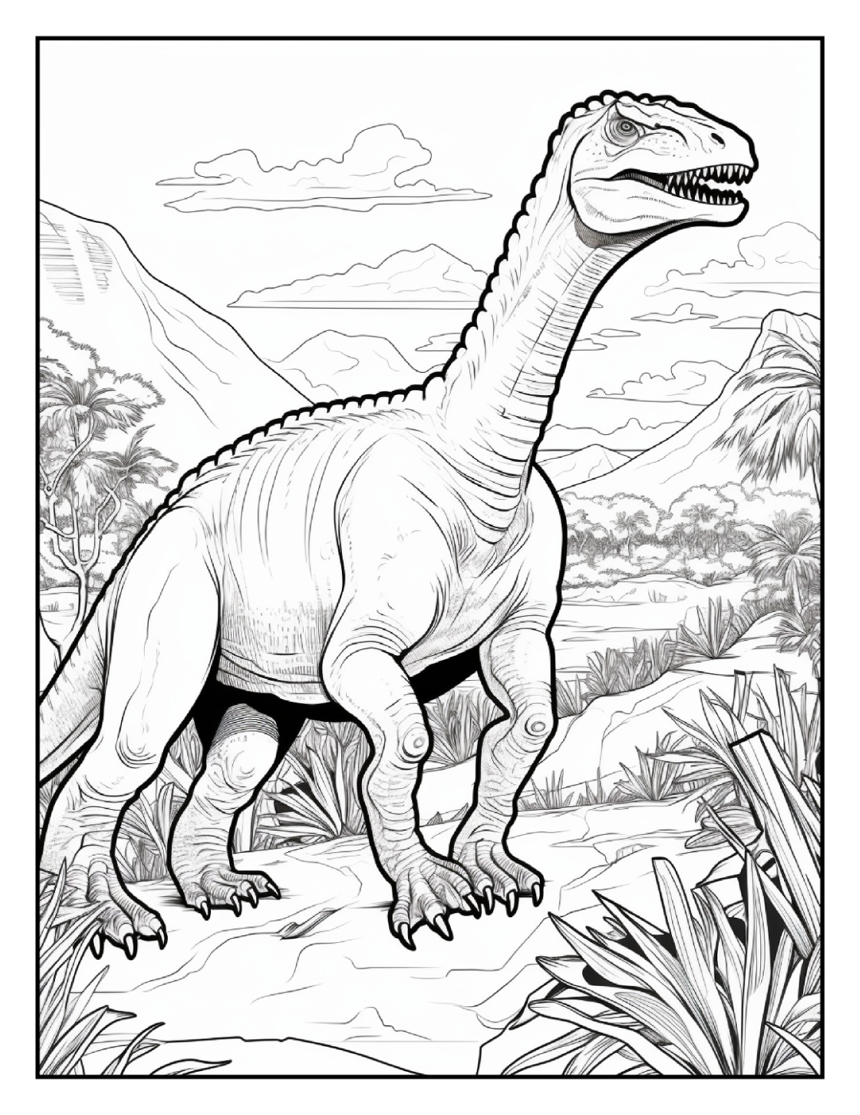 “Cute Dinosaur Coloring Book | Easy, Cute & Relaxing Designs | Perfect Gift Ide