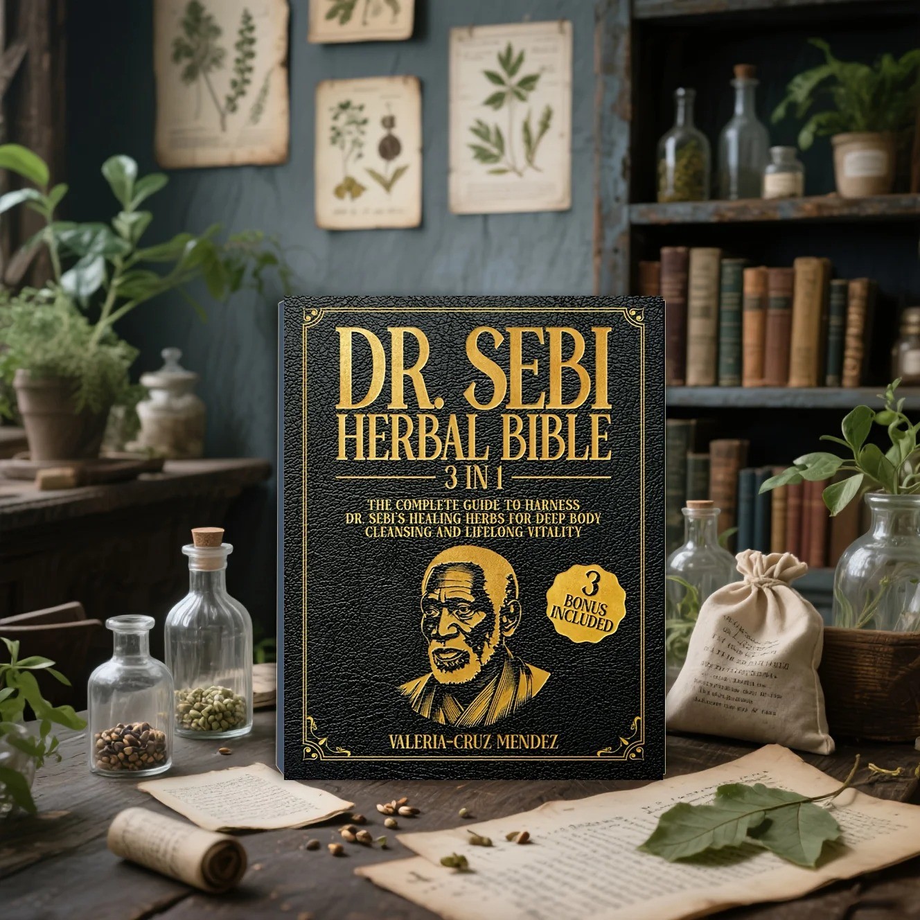 Dr Sebi Herbal Bible 3 in 1 | Complete Healing Guide & Natural Remedies Book