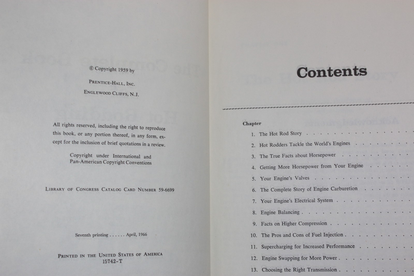 The Complete Book of Hot Rodding Robert E. Petersen Hardcover 7th Edition 1966