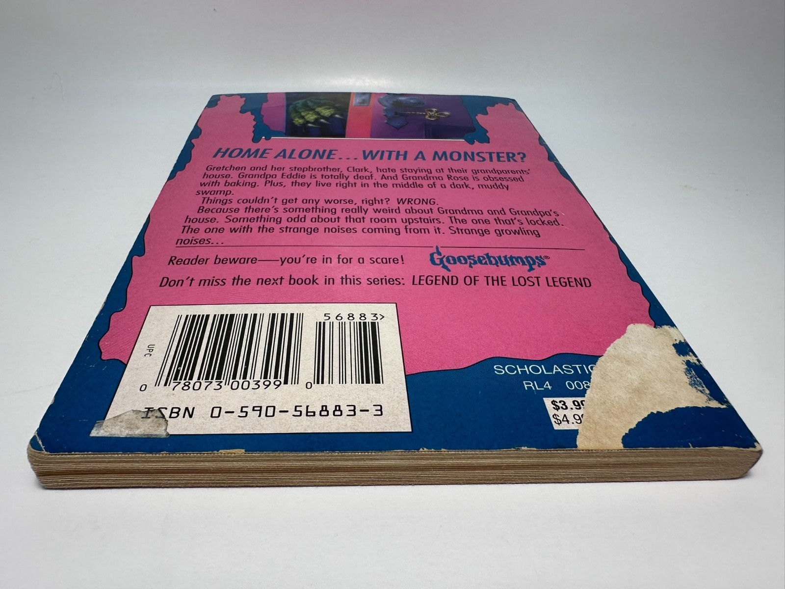 n/a Print #46 How to Kill A Monster Goosebumps Book RL Stine 1996 – BARGAIN BIN