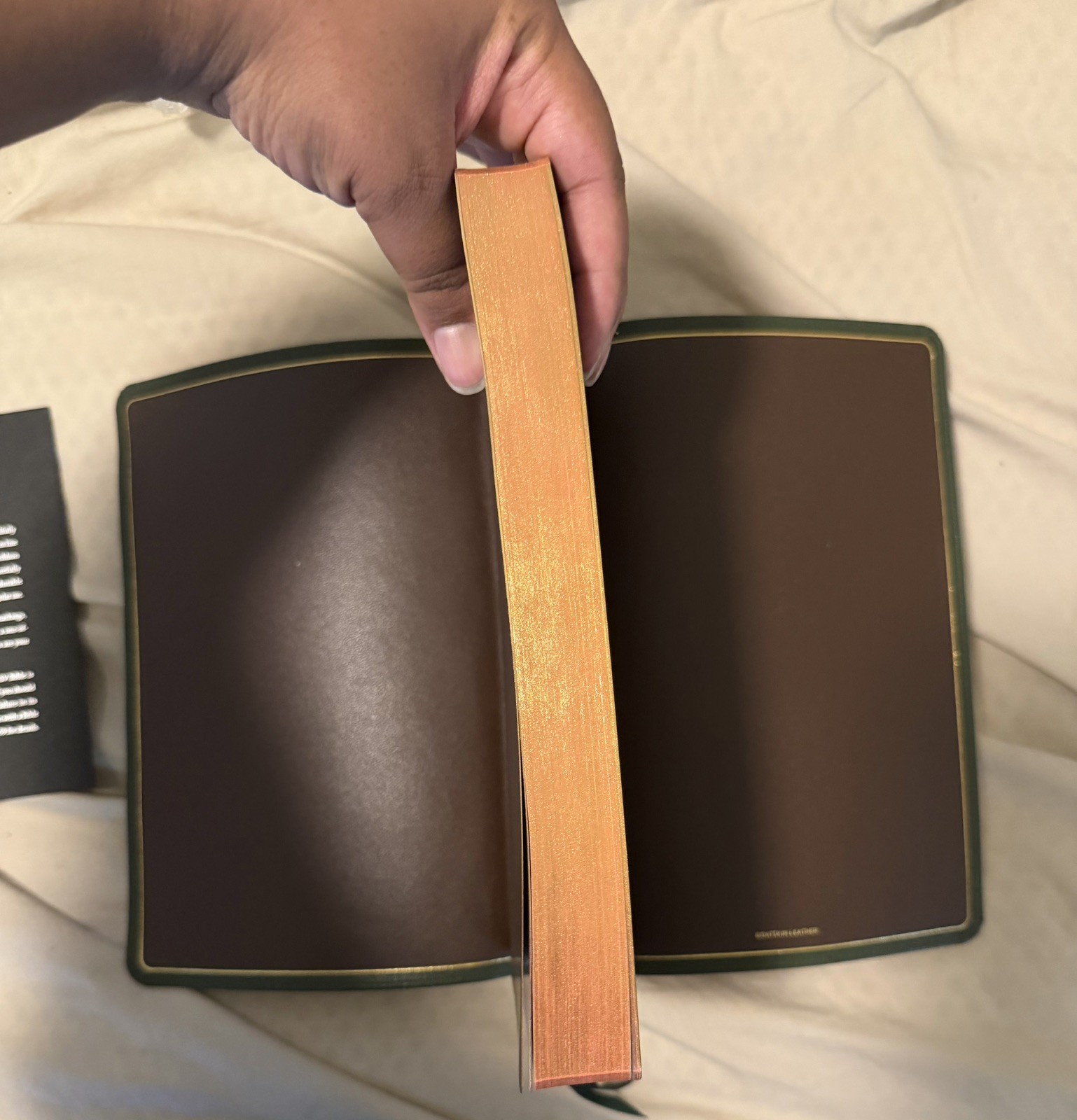Crossway ESV Forest Green Goatskin Omega Bible