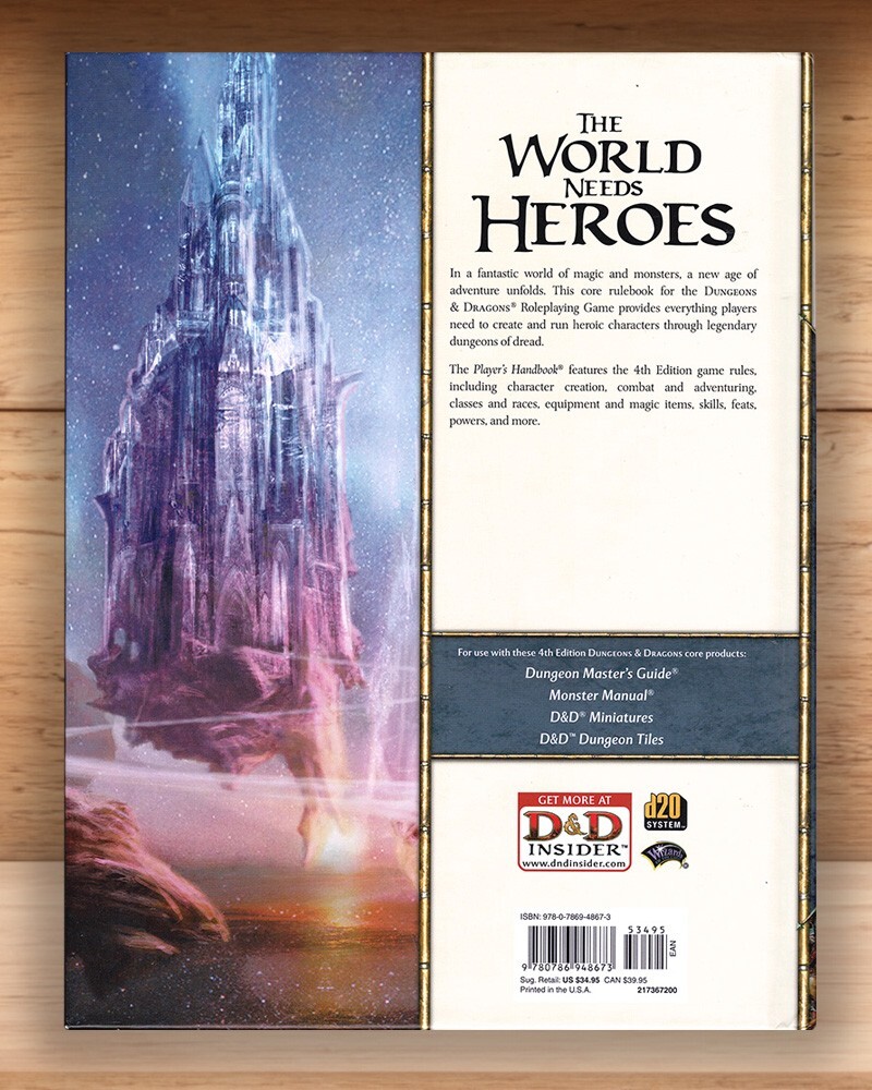 D&D Player’s Handbook – RPG Game Core Rules – HC – Rob Heinsoo