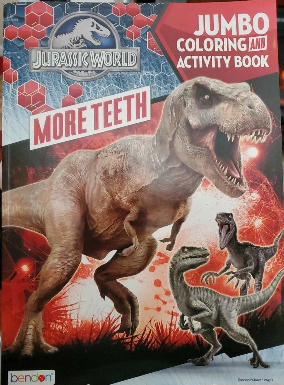 Jurassic World Jumbo Coloring And Activity Book