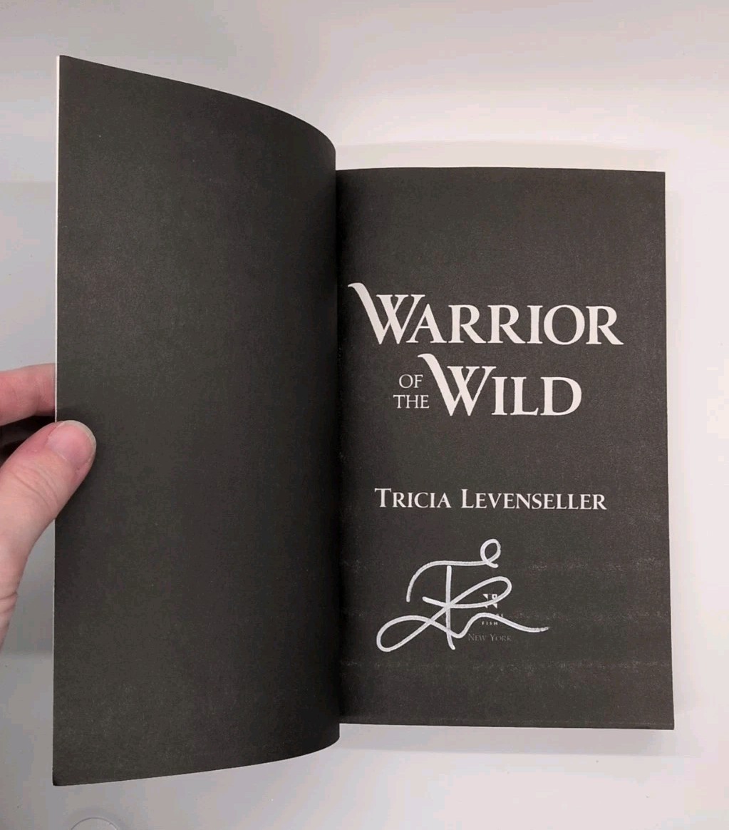 Signed! Warrior of the Wild by Tricia Levenseller (2020, Square Fish)