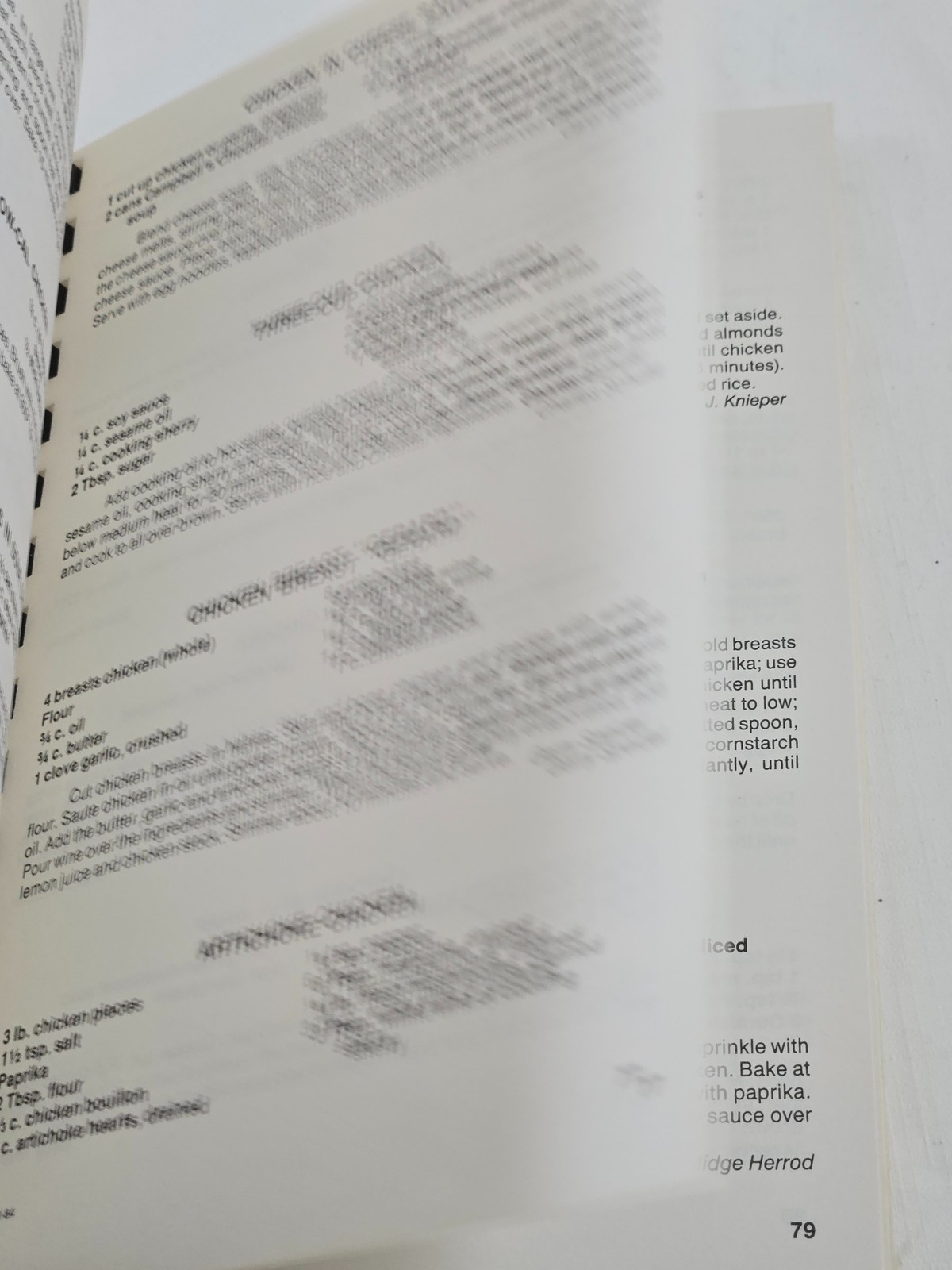 Our Favorite Recipes Christ the Redeemer Catholic Community Cookbook 1984 Spiral
