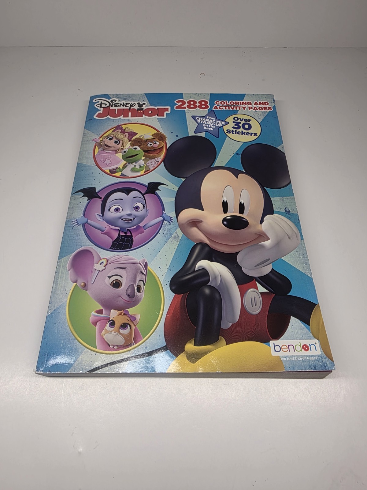 🆕️ Disney Junior Coloring & Activity Book (288) Pages With Over (30) Stickers.