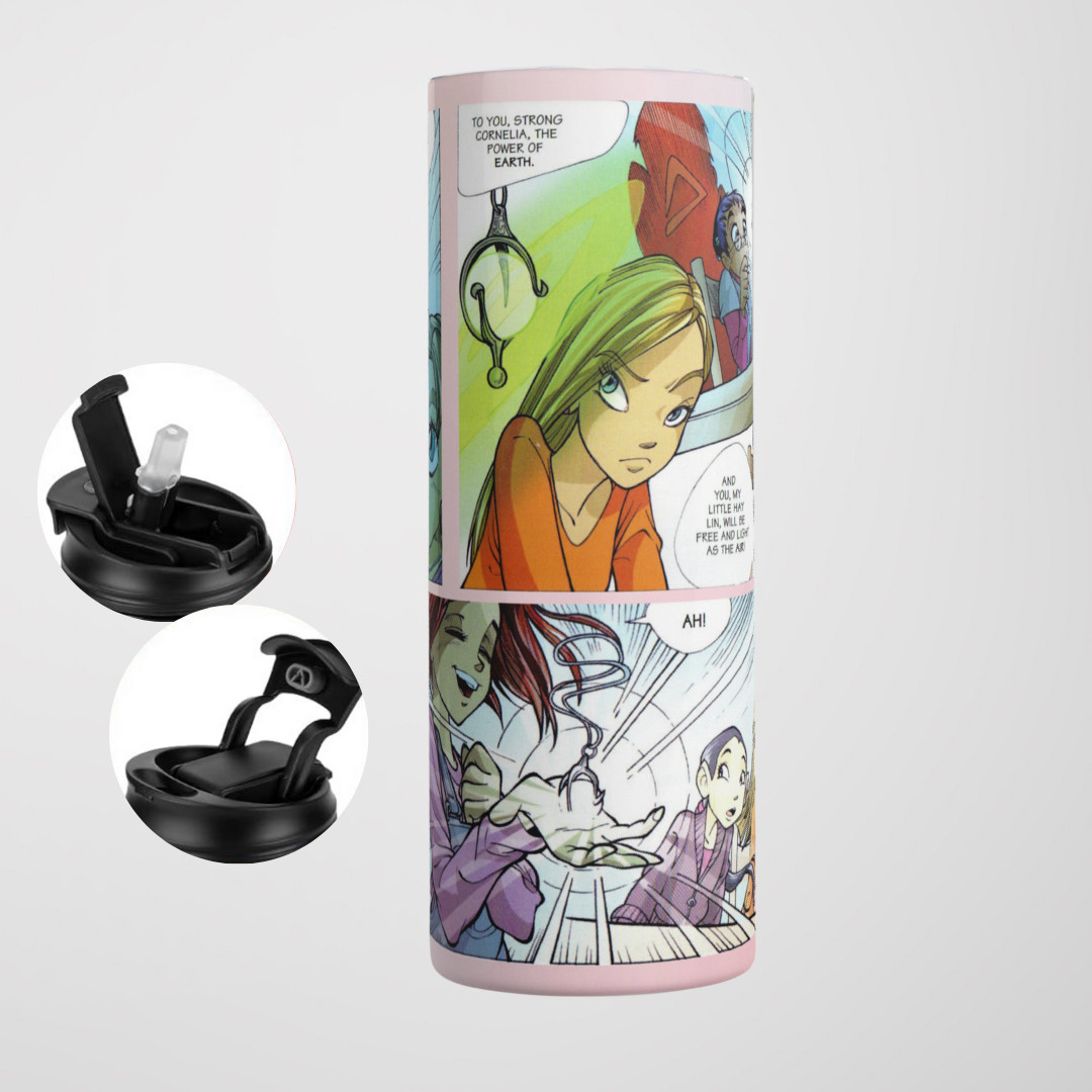 W.I.T.C.H Tumbler 20 oz Will Irma Taranee Cornelia Graphic Novel Premium Quality