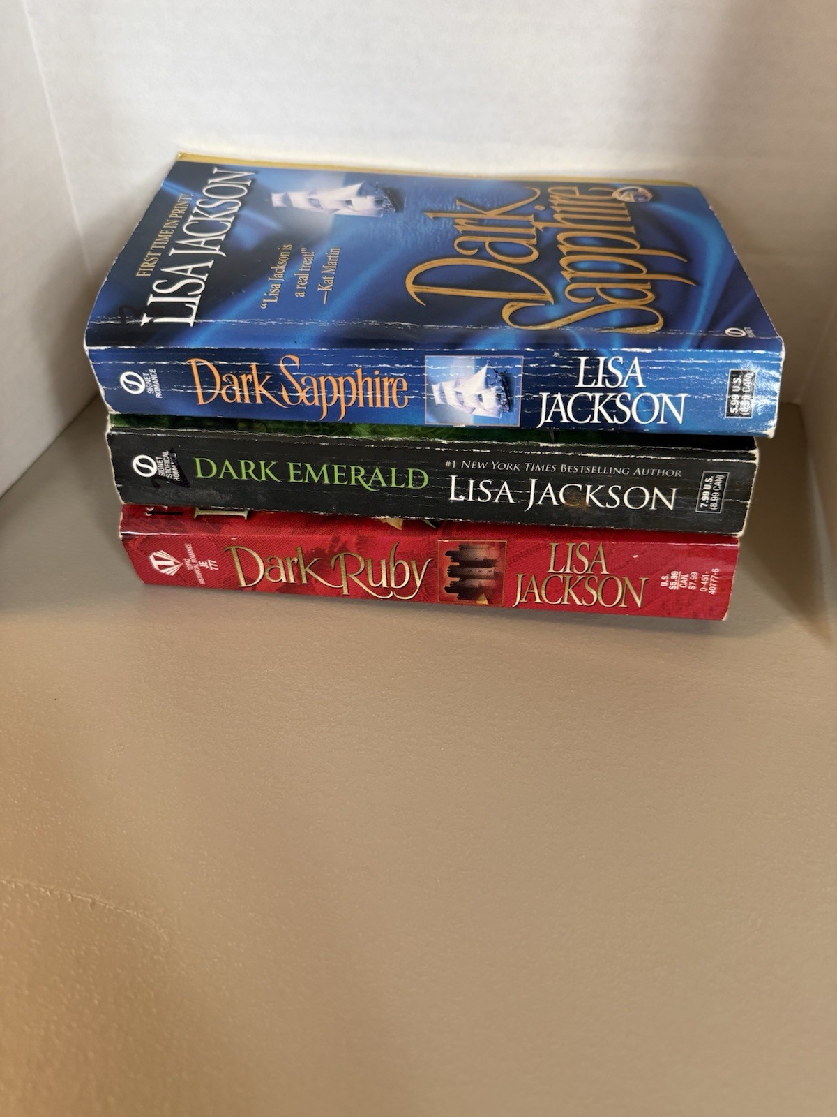 Lisa Jackson – “Dark Jewels” Complete Series – Lot of 3