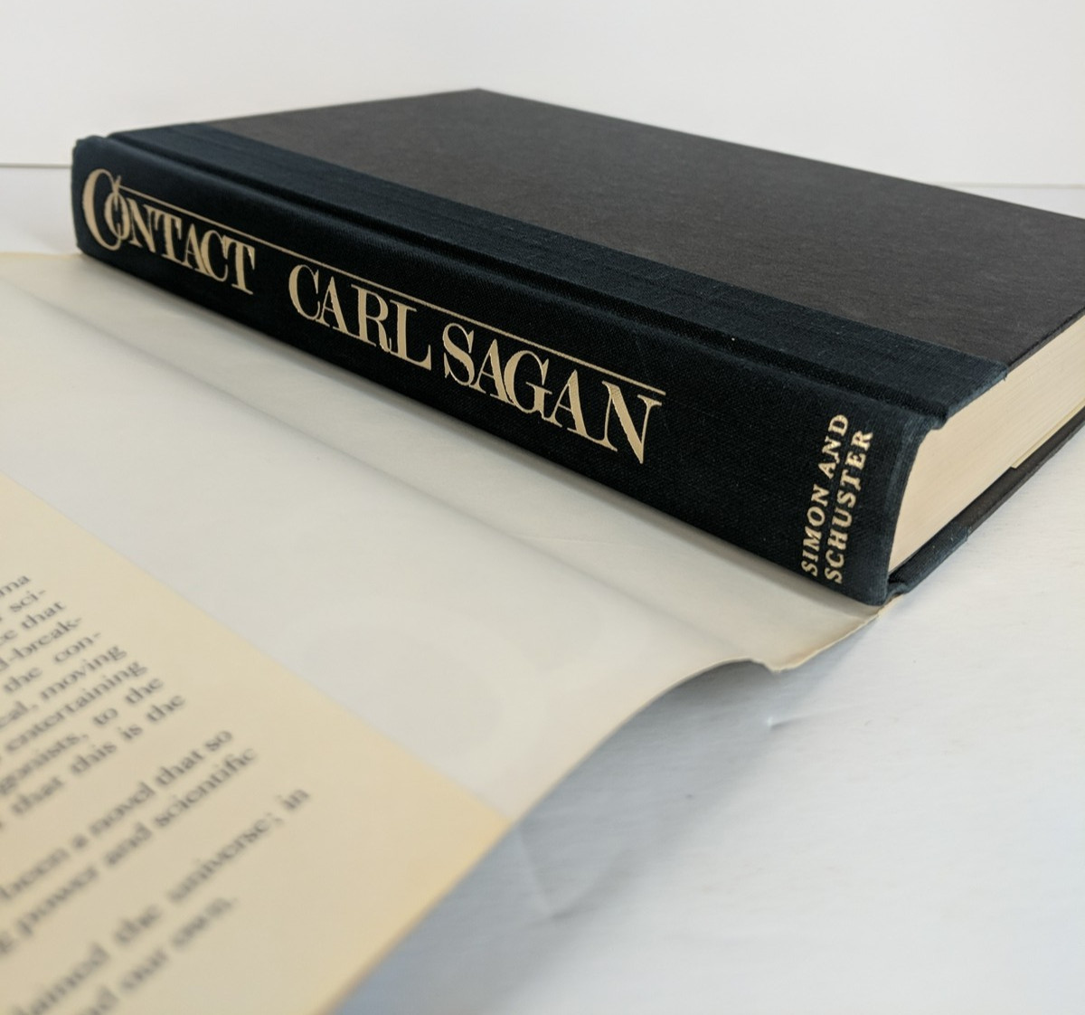 Carl Sagan~CONTACT~HCDJ 6th Print 1985