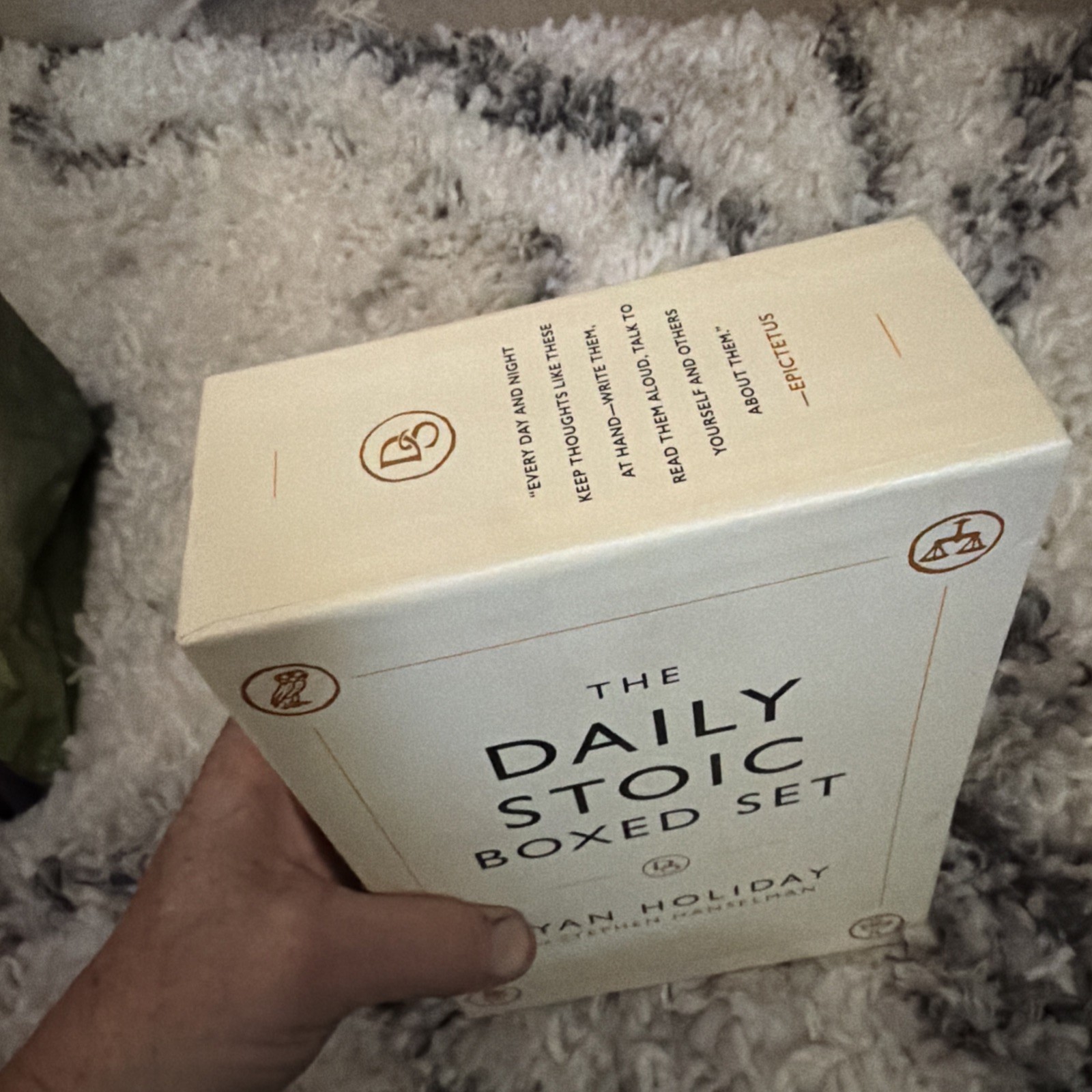 The DAILY STOIC Boxed Book Set by Ryan Holiday and Stephen Hanselman