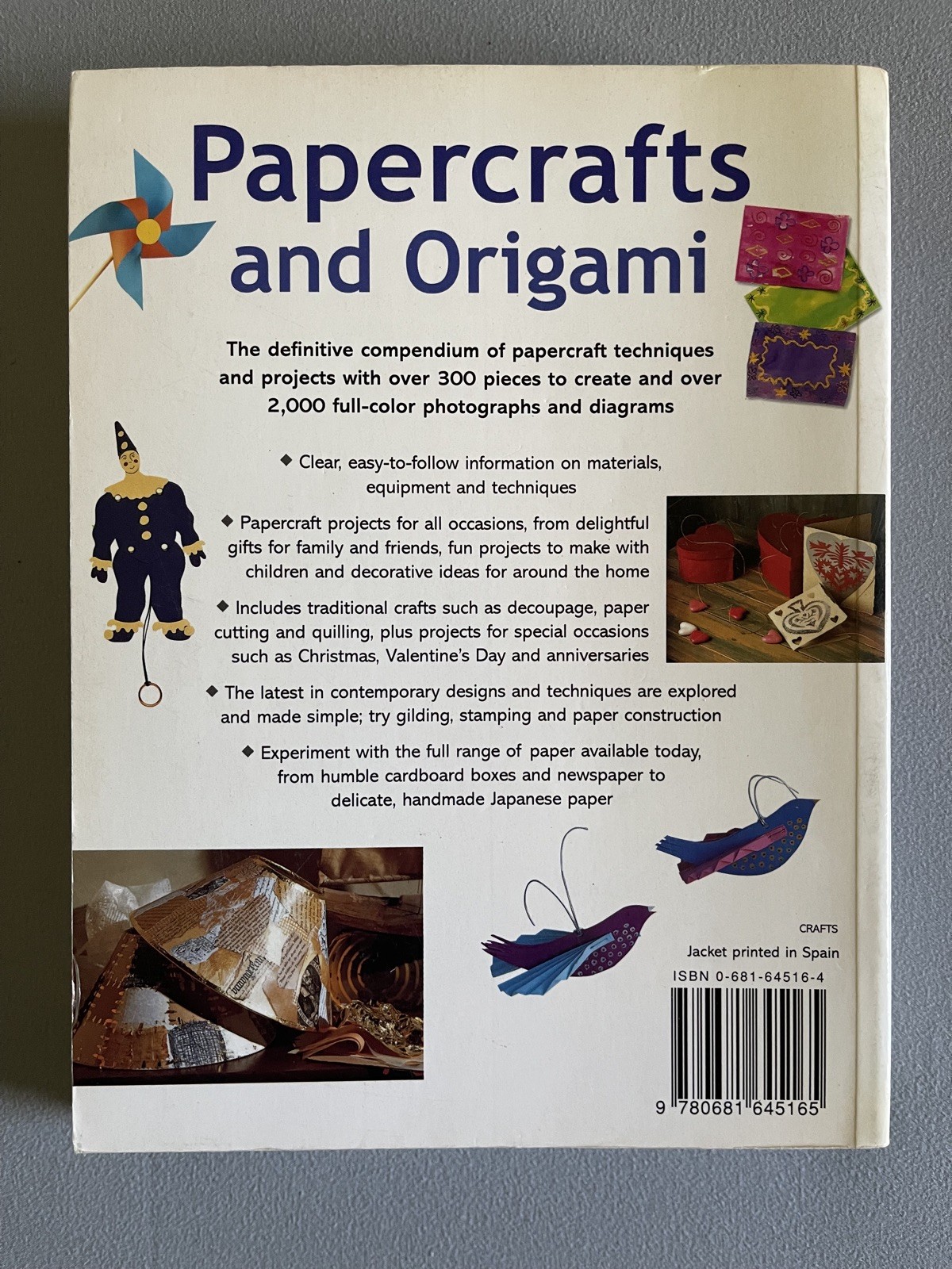 Papercrafts and Origami 2002 by Hermes House 512 Pages