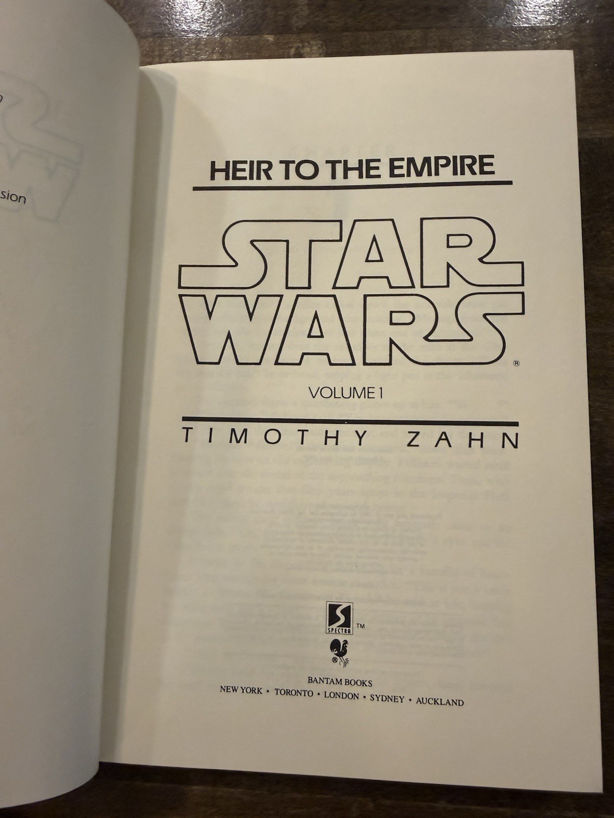 STAR WARS Thrawn Trilogy HC Book Set (All 1st Editions) Heir Empire Dark Force