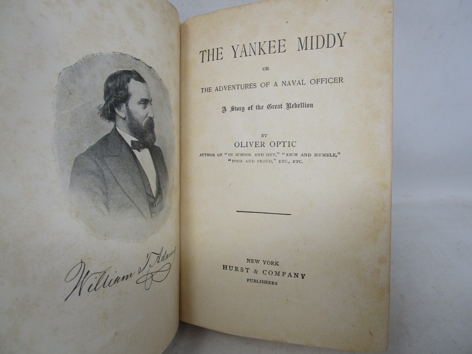 Yankee Middy or The Adventures of a Naval Officer By Oliver Optic
