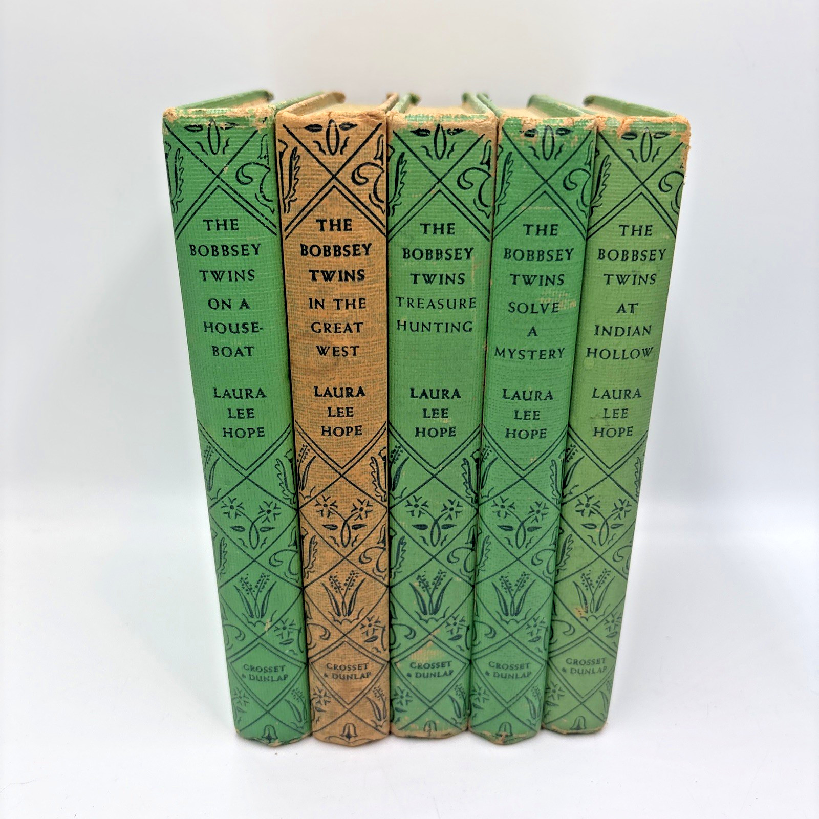 The Bobbsey Twins Vintage Hardcover Book Lot of 5 Laura Lee Hope Grosset Dunlap