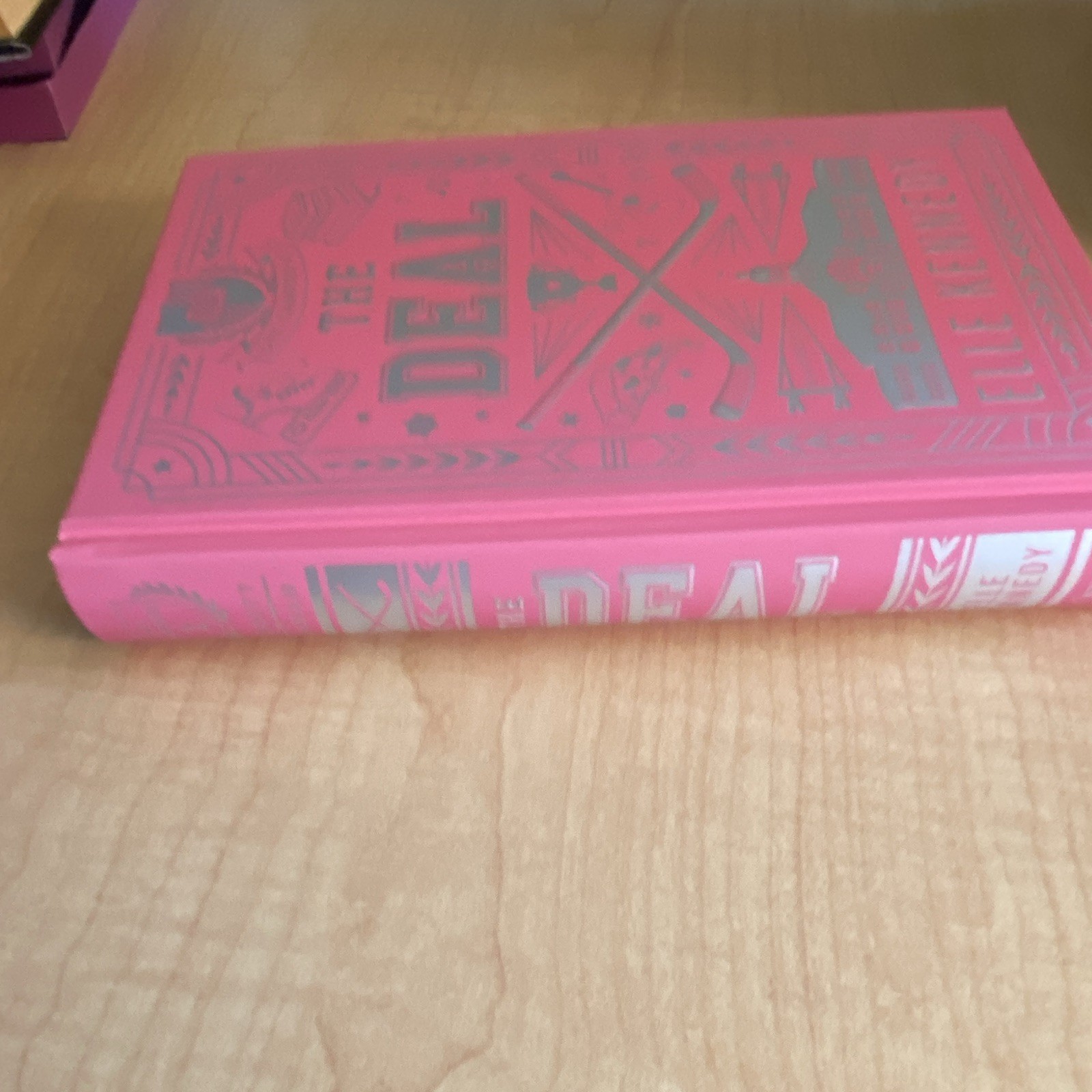 Elle Kennedy The Deal, YA Romance Fiction Novel, Hardcover, Illustrated
